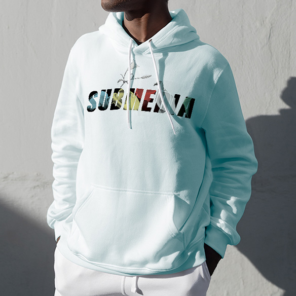 Submedia hoodie featuring a floral design